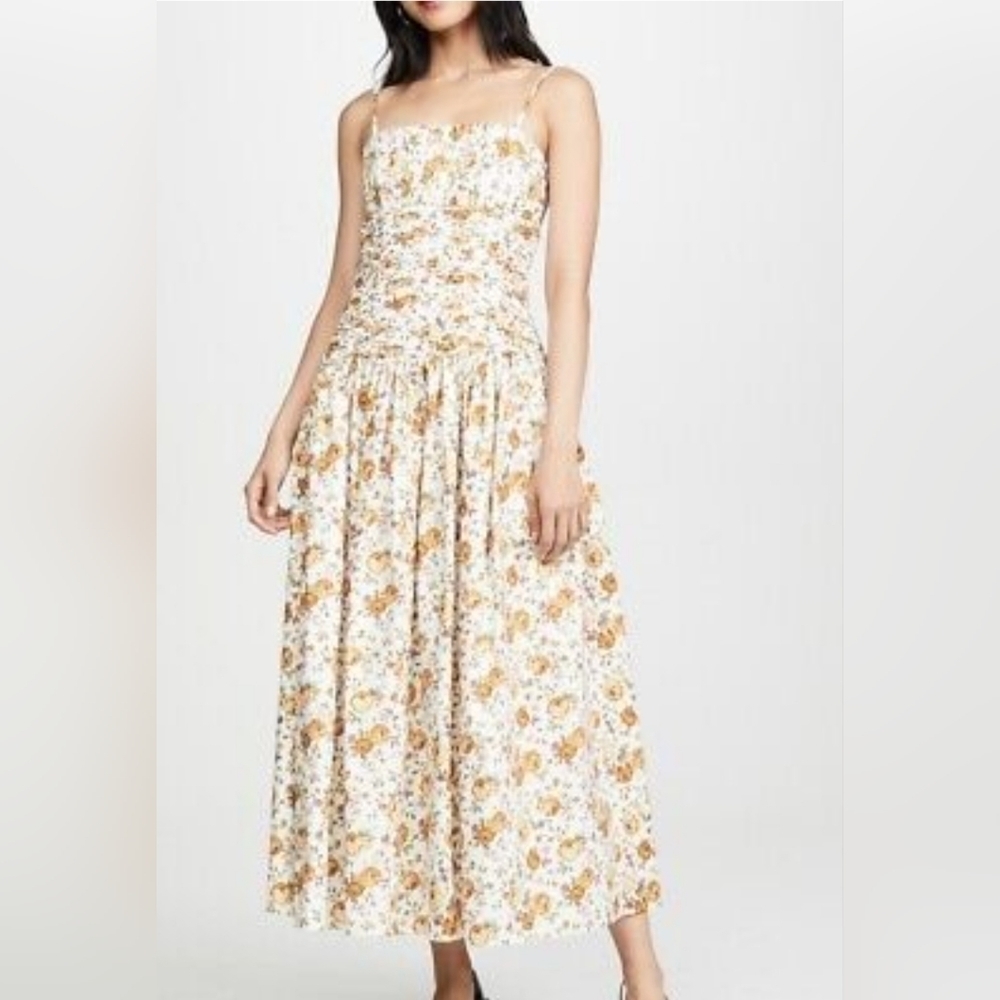 Petersyn Garbo Floral Print Dress Size L NWT
